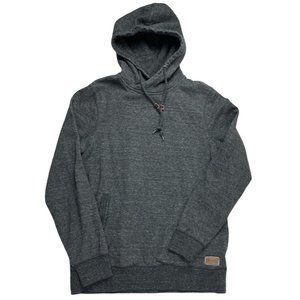 Dravus Pullover Hoodie Sweatshirt Men’s Small Front Pocket Gray Cotton Blend